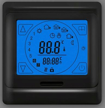 Терморегулятор  RTC E91.716 черный