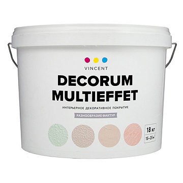 Штукатурка декоративная структурная Vincent Decorum Multieffet 18кг (D-2)