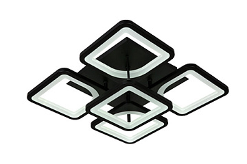 Светильник МаксЛайт Decor 2006 120W black, 3000-6500К,Φ500*120