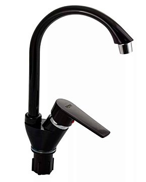 Смеситель АБС-ПЛАСТИК BRIMIX для кухни - ЧЕРНЫЙ (566)