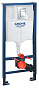 Монтажная Рама для унитаза GROHE Rapid SL кнопка Skate Cosmopolitan S(37535000) квадрат, (39501000)