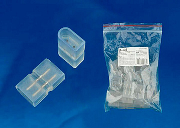 Контактный прямой соединитель Uniel UTC-K-12-N21 / 025 POLYBAG / прозрачный, 8х16мм-25шт