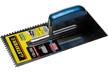 Гладилка STAYER ПРОФИ нержавеющая зубчатая 8х8мм 0802-08