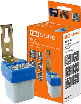 Датчик освещенности TDM ФРЛ-01 10 Лк 6 А SQ0324-0001