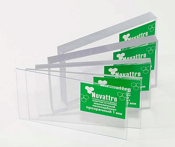 Монолитный поликарбонат Прозрачный 2,05 х 3,05 х 6мм NOVATTRO GUARD