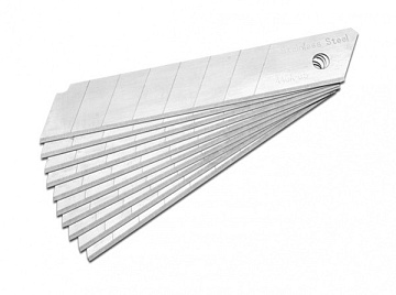 Лезвия 81782, 18х110х0,5mm сменные д/технич.ножей 10шт. в упак(20/400 упак) MaxiTool															¶