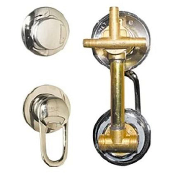 Смеситель для душевой кабины 3-х режимный 100 мм ERLIT выводы под хомут (0921075003)