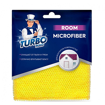 Салфеткa TURBOMAG ROOM 30*30см микрофибра