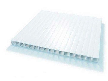Сотовый Поликарбонат 6мм Молочный NOVATTRO 12000*2100