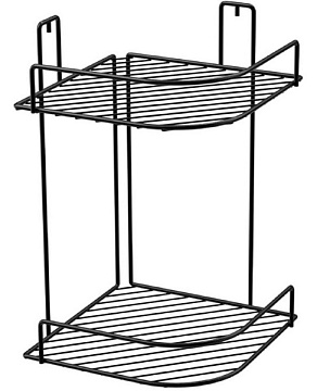 Полка Fora Макс 2-х ярусная FOR-RUS001 чёрн.