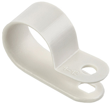 Серьга для кабеля D16 белая (уп500шт)