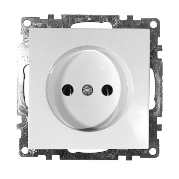 Механизм розетки Stekker Katrin 1-я б/з+шт БЕЛ GLS10-7109-01