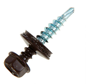 Саморез кров. 8019 4,8х51 серо-коричневый (уп150)