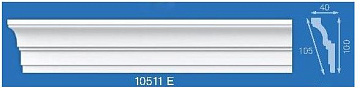 Плинтус потолочный Формат 10511Е/30