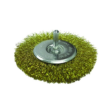 Щетка- крацовка  дисковая для дрели  100мм (10/100)  БИБЕР 70986