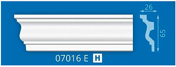 Плинтус потолочный Формат 07016Е/60