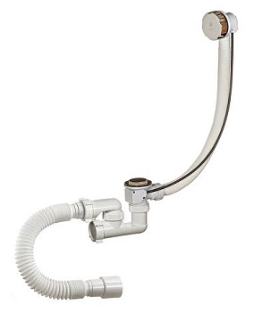 Сифон для ванны "ORIO" п/автомат с гофрой 40*40-50 А-28089