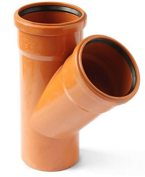 PP Тройник для наружной канализации PRO AQUA TERRA 110x110/45