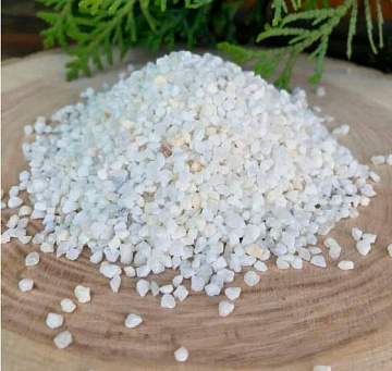 Декоративная гранитная крошка белый 15кг