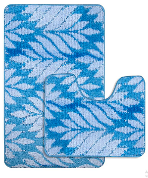 Набор ковриков Санакс д/ванн classic multi 55*90+45*55 голубой 337