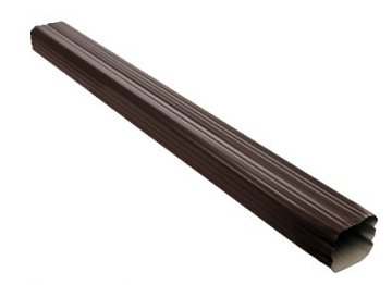 Труба водосточная 76*102*2000  (ПЭ-01-8017-0,5) Коричневая