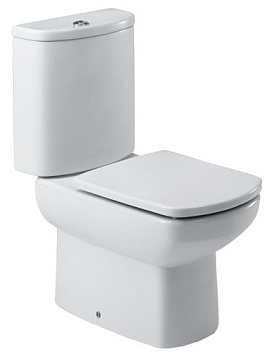 Унитаз (компакт) ROCA DAMA SENSO с сиденьем микролифт (7342517000+7341517000+ZRU9000041)