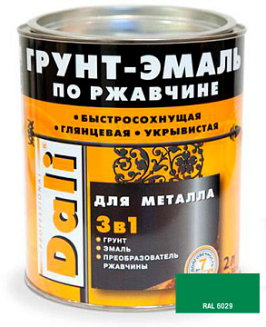 Эмаль DALI RAL 6029 зелёный 2,0л