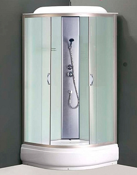 Душевая кабина LORANTO CS-6690-25 F 90*90*215 матовое стекло, средний поддон 25см