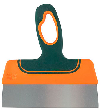 Шпатель фасадный нерж. сталь, обрезин. рукоятка 250мм 35228   ВАРЯГ