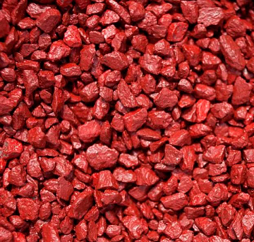 Декоративная гранитная крошка вишнёвый 15кг