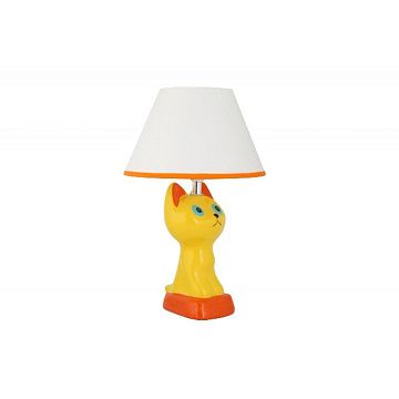 Настольная лампа Camelion KD-566 "Котенок", желтый, 40W, Е14