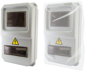 Щиток навесной пластик  ЩУРН-П-1ф-8 IP54 TDM