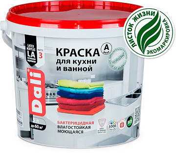 Краска DALI д/кухни и ванной 5 л (20906) (1шт/60шт)