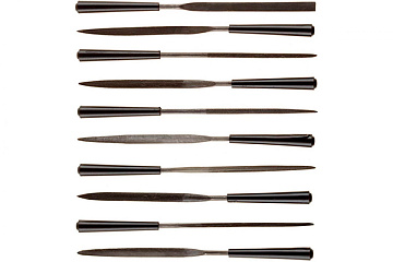 Набор STAYER Надфили с пластмасс ручкой 100мм 10шт 16011-H10