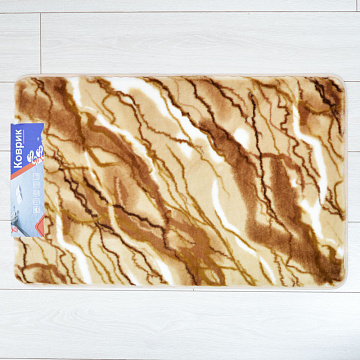 Коврик д/ванн  BZ-TM-YR006-1 60*90 мех беж.