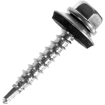 6,3х51 саморез кров.с шайб.с рез.прокл.(150)