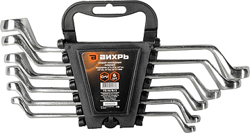 Набор накидных ключей 6 шт. 6-17 Вихрь 73/6/5/1