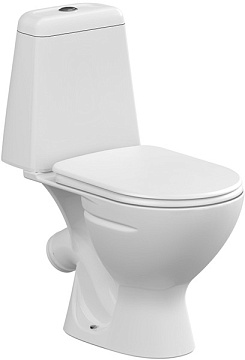 Унитаз (компакт) CERSANIT MITO HIT сиденье пластик, косой выпуск воды (3*)