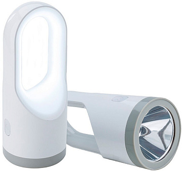 Фонарь Космос акк. KOSAccu9105W_pearl 5W LED + 19W LED, 3.7V 1800mah, usb шнур