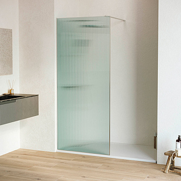 Душевая перегородка RGW WA-08 900 профиль ХРОМ, стекло RIBBED 8мм (06100809-151)