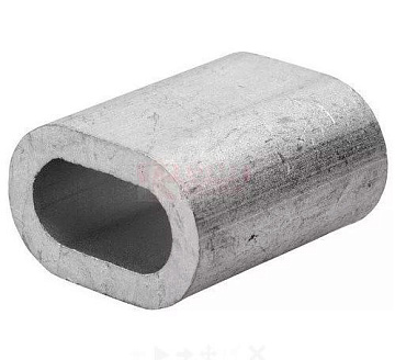 Зажим для стальных канатов алюминиевый М6