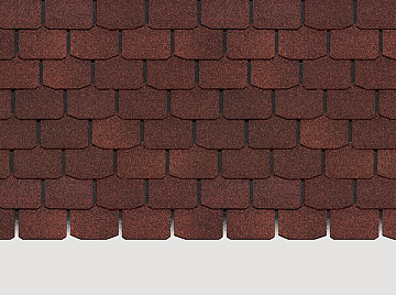 Гибкая черепица КОРИЧНЕВАЯ Docke PIE SIMPLE Крона (3,1м2)