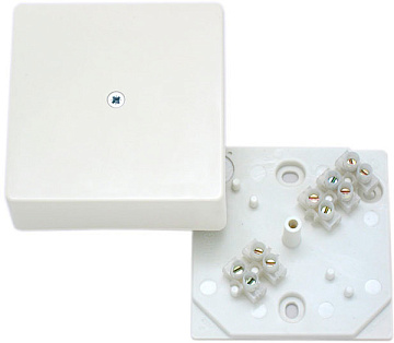 Коробка распр ОУ 75х75x30мм HEGEL КРК2702 клеммник