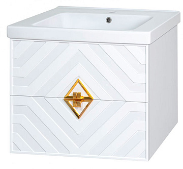 Тумба подвесная НАТАЛИ 80 с умывальником Сомо 80