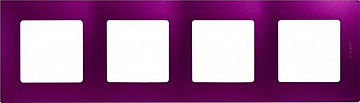 Рамка LEGRAND ETIKA 4п цвет сливовый ETIKA 672564