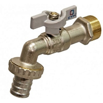 Кран шар. 3/4" водоразборный бабочка CTM СТАНДАРТ