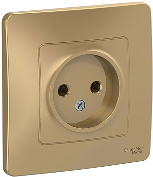 Розетки BLANCA 1-я б/з 16А 250В титан BLNRS000014