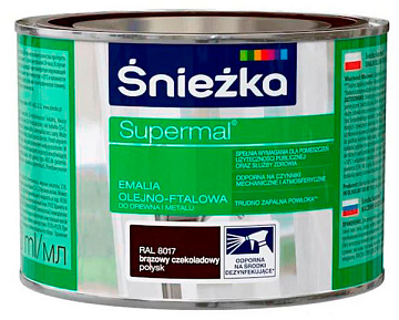 Эмаль Снежка Шоколад 0,4л / уценка