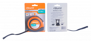 Рулетка 5м x 25мм Sturm! 3100302
