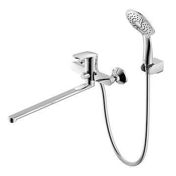 Смеситель ROSSINKA для ванны с поворотным изливом, хром (RS45-32)